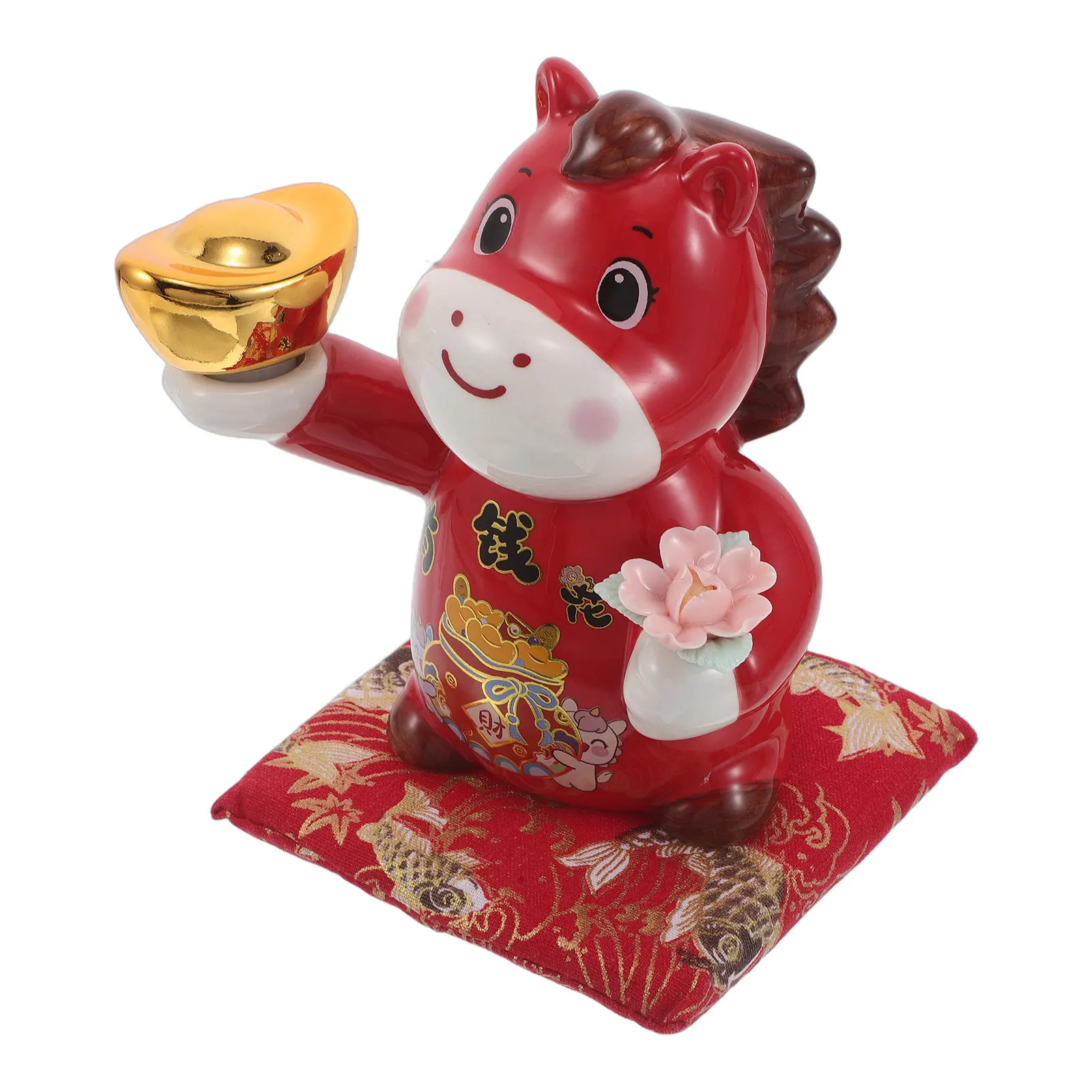 Красная керамическая копилка в виде лошади, милая копилка-животное, украшение для дома и рабочего стола, маленькая копилка для наличных и монет, новогодний подарок
Красная керамическая копилка в виде лошади, милая копилка-животное, украшение для дома и рабочего стола, маленькая копилка для наличных и монет, новогодний подарок