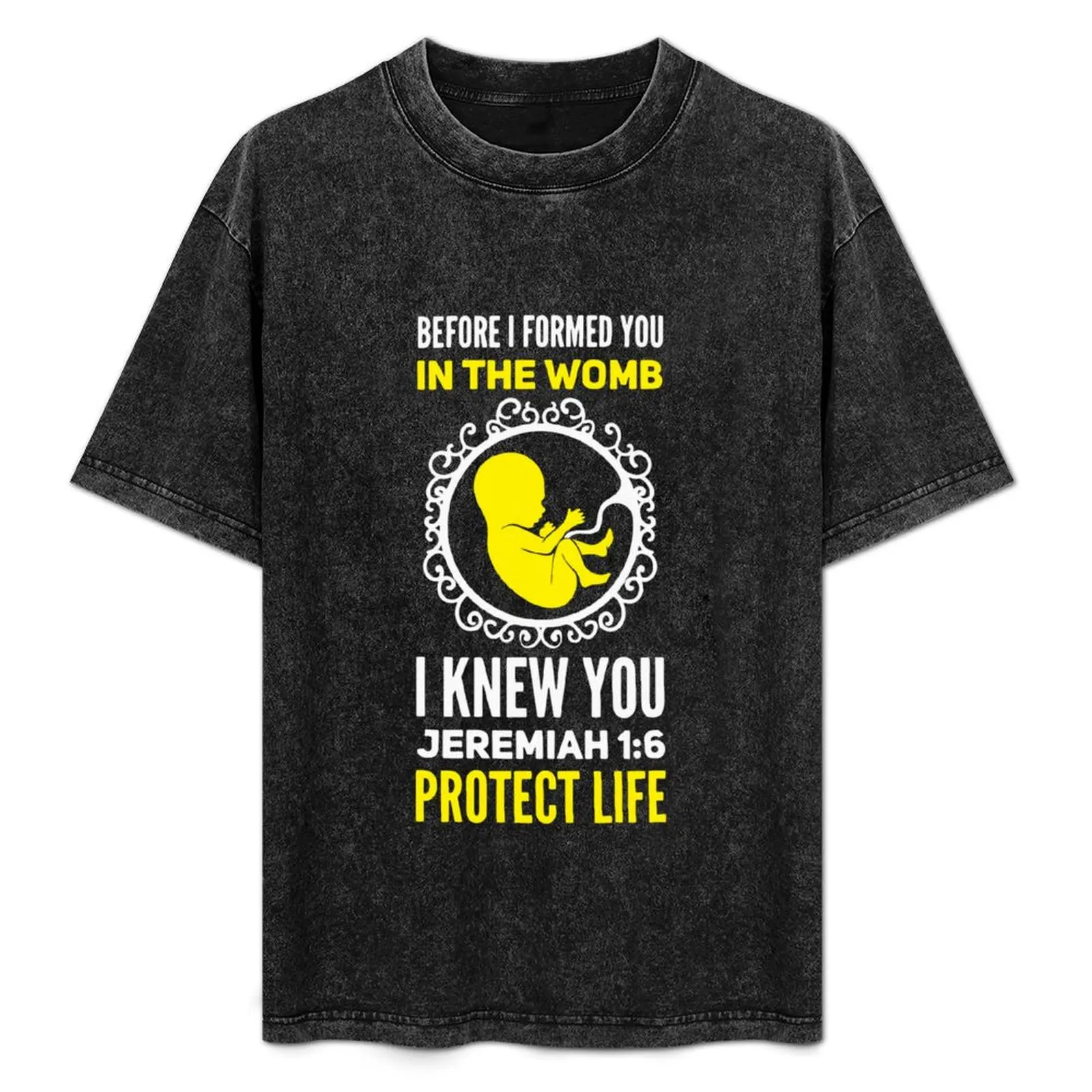 Protect-Life Jeremiah 1:5 - Before I Formed You T-Shirt Fitness Quick Dry Short Sleeve Top
Protect-Life Jeremiah 1:5 - Before I Formed You T-Shirt Fitness Quick Dry Short Sleeve Top