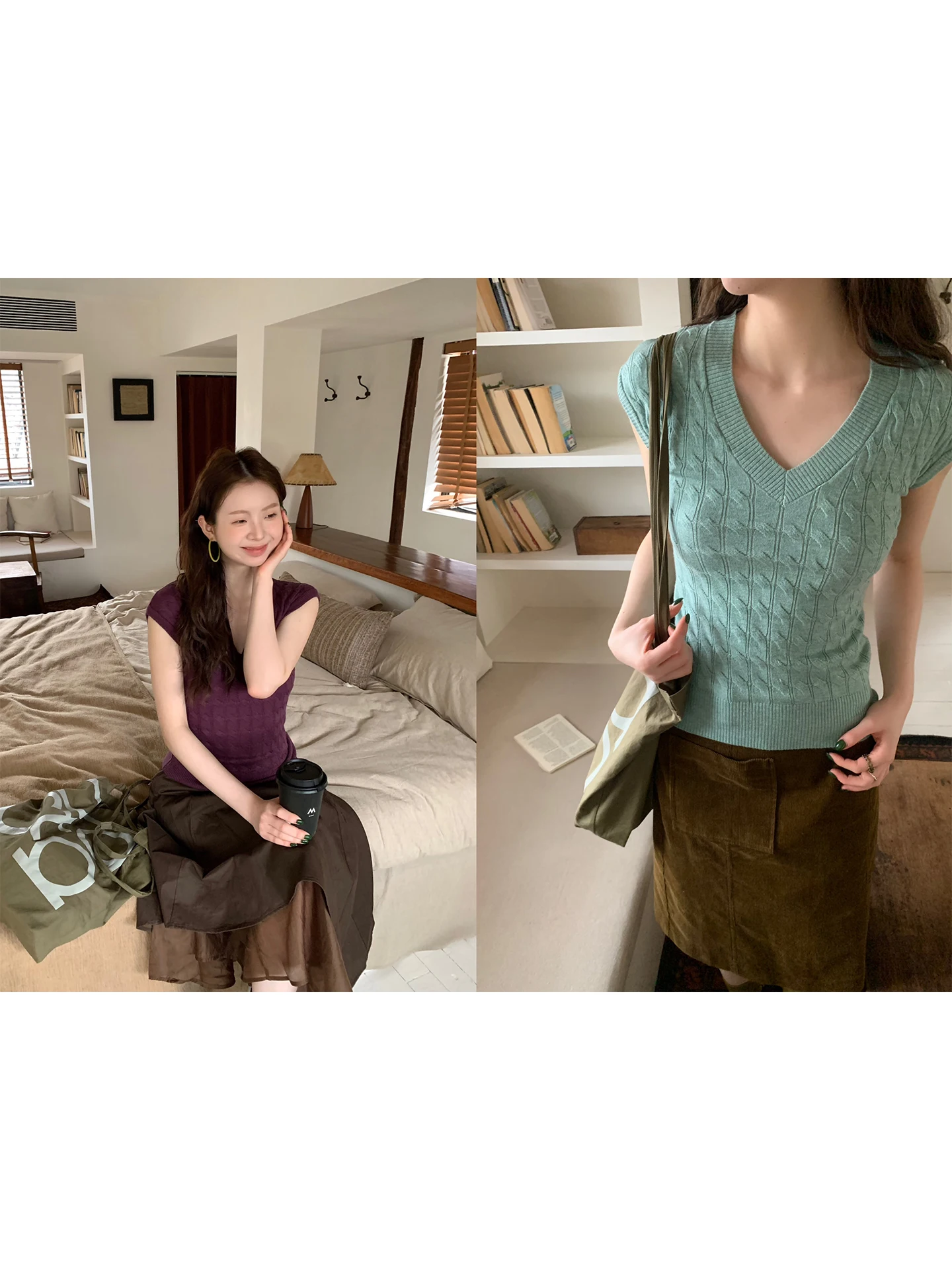 Slim Fit Knitted Vest Diamond Wave Pattern V Ne Sve Covering ort Sve Top Women's Soft Breathable Faion Casual Wear
Slim Fit Knitted Vest Diamond Wave Pattern V Ne Sve Covering ort Sve Top Women's Soft Breathable Faion Casual Wear