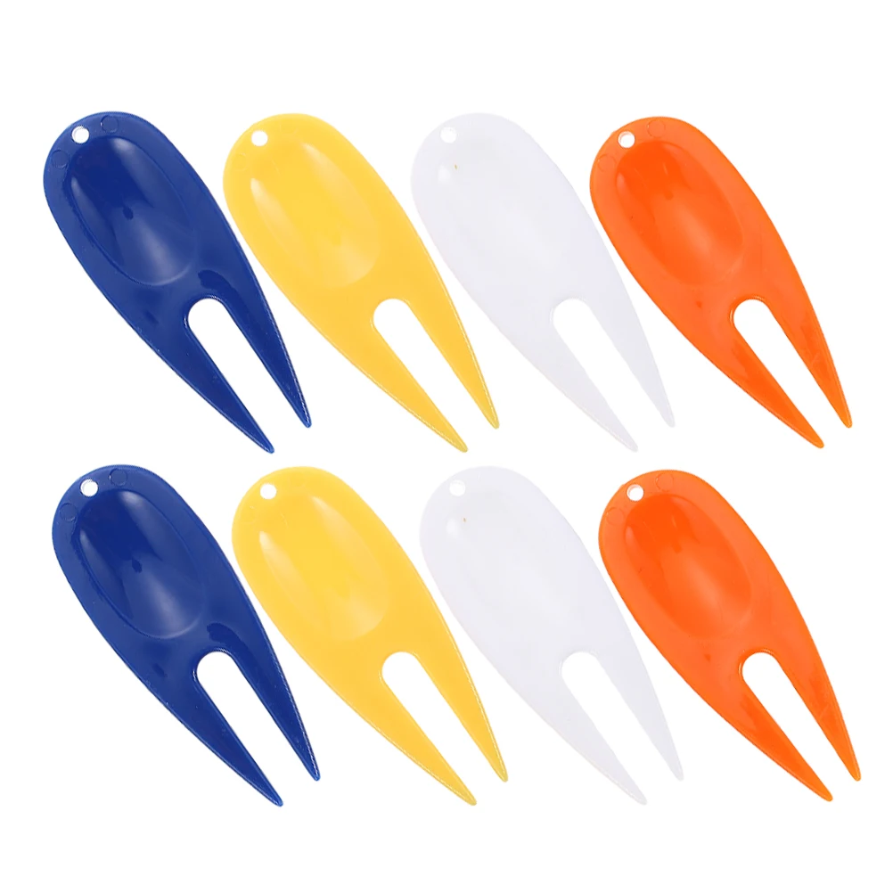 8pcs Divot Repair Tool Plastic Lawn Forks White Yellow 2 Blue Golfs Divot Fork 2 Orange Portable Golfs Accessory Gifts
8pcs Divot Repair Tool Plastic Lawn Forks White Yellow 2 Blue Golfs Divot Fork 2 Orange Portable Golfs Accessory Gifts