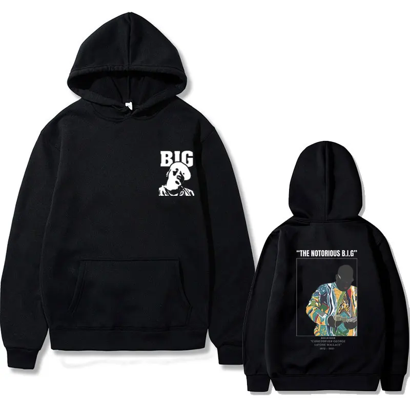 Vintage The Notorious Big Hoodie Biggie Smalls Print Pullover Men Women Fashion Hip Hop Tracksuit Men's Cotton Oversized Hoodies
Vintage The Notorious Big Hoodie Biggie Smalls Print Pullover Men Women Fashion Hip Hop Tracksuit Men's Cotton Oversized Hoodies