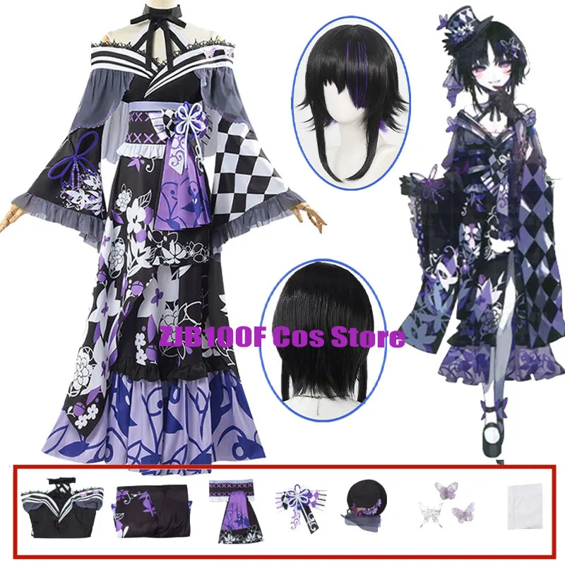 Margo Cosplay Game Magical Witch Trials Cosplay Kimono Dress Purple Black Retro Jirai Kei Christmas for Woman Outfit Play
Margo Cosplay Game Magical Witch Trials Cosplay Kimono Dress Purple Black Retro Jirai Kei Christmas for Woman Outfit Play