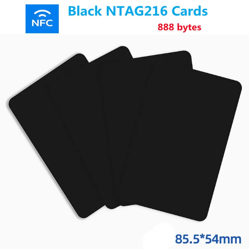 5/10/50pcs Ntag216 Blank NFC Cards PVC Tags NFC216 Black Card 13.56MHz ISO14443A RFID 888 Bytes for all NFC enabled phones
5/10/50pcs Ntag216 Blank NFC Cards PVC Tags NFC216 Black Card 13.56MHz ISO14443A RFID 888 Bytes for all NFC enabled phones