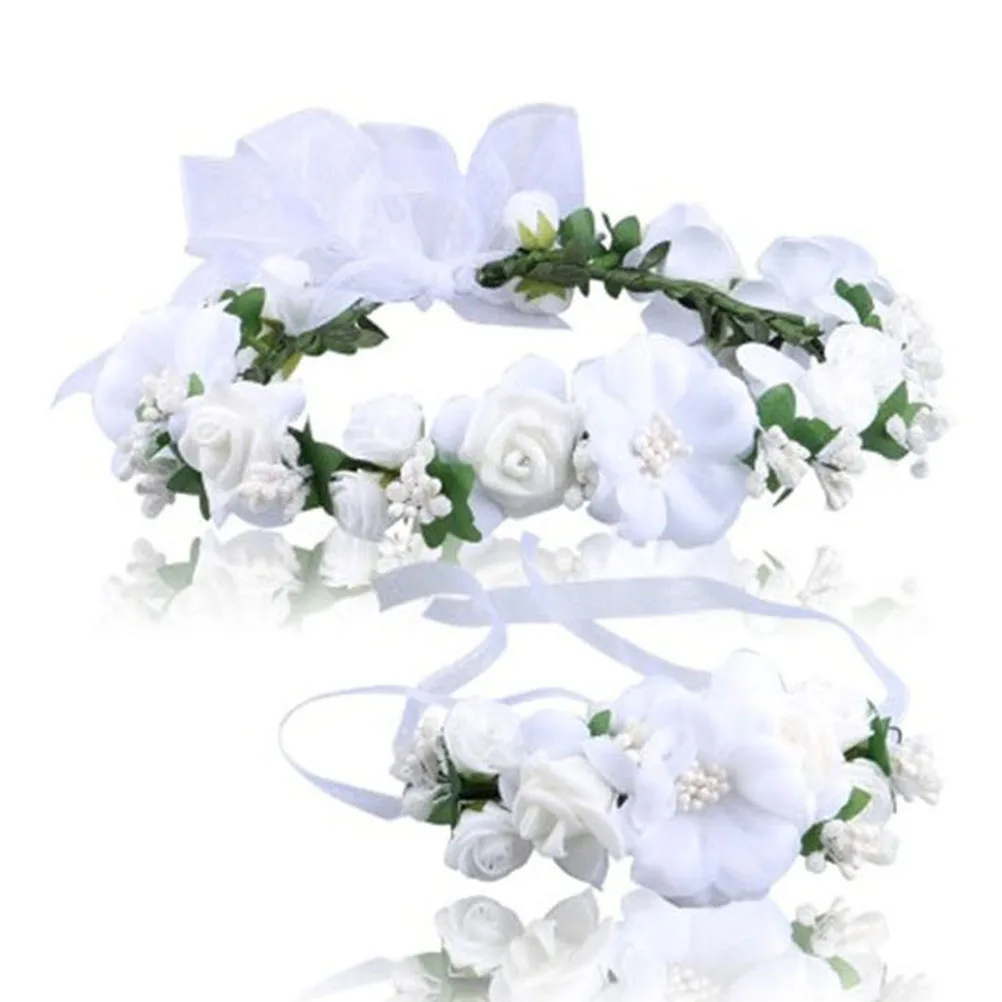 Floral Headband Bridal Hair Accessories Garland Head Ring Blumenkranz Flower Girl Crown Wedding Party Adjustable Size Fits Most
Floral Headband Bridal Hair Accessories Garland Head Ring Blumenkranz Flower Girl Crown Wedding Party Adjustable Size Fits Most