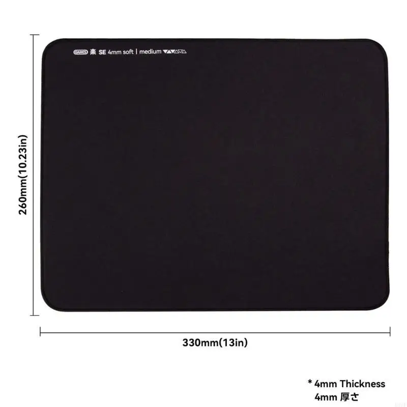 896F Esports Game Game Mousepad Rubber Base Base Pad Pad Slip, устойчивый для улучшения точности и управления 330x260x4mm Black
896F Esports Game Game Mousepad Rubber Base Base Pad Pad Slip, устойчивый для улучшения точности и управления 330x260x4mm Black