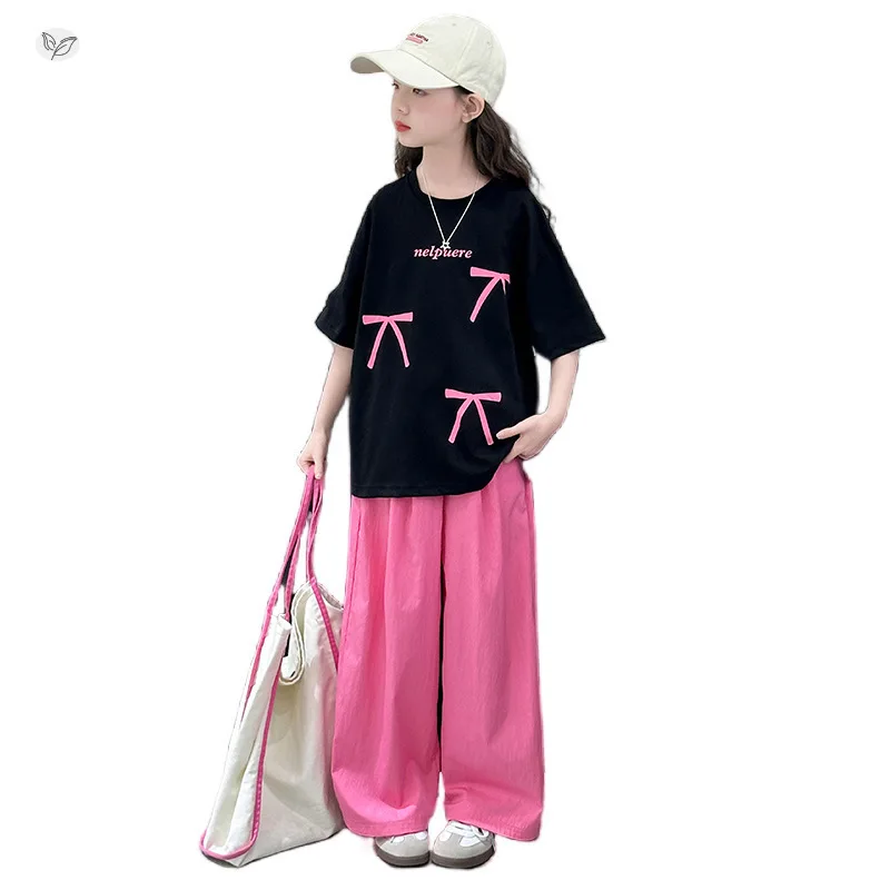 Girls' Summer Sports Suit New Middle-aged and Older Children's Fashionable Thin Summer Clothes Children's Casual Two-piece Set
Girls' Summer Sports Suit New Middle-aged and Older Children's Fashionable Thin Summer Clothes Children's Casual Two-piece Set