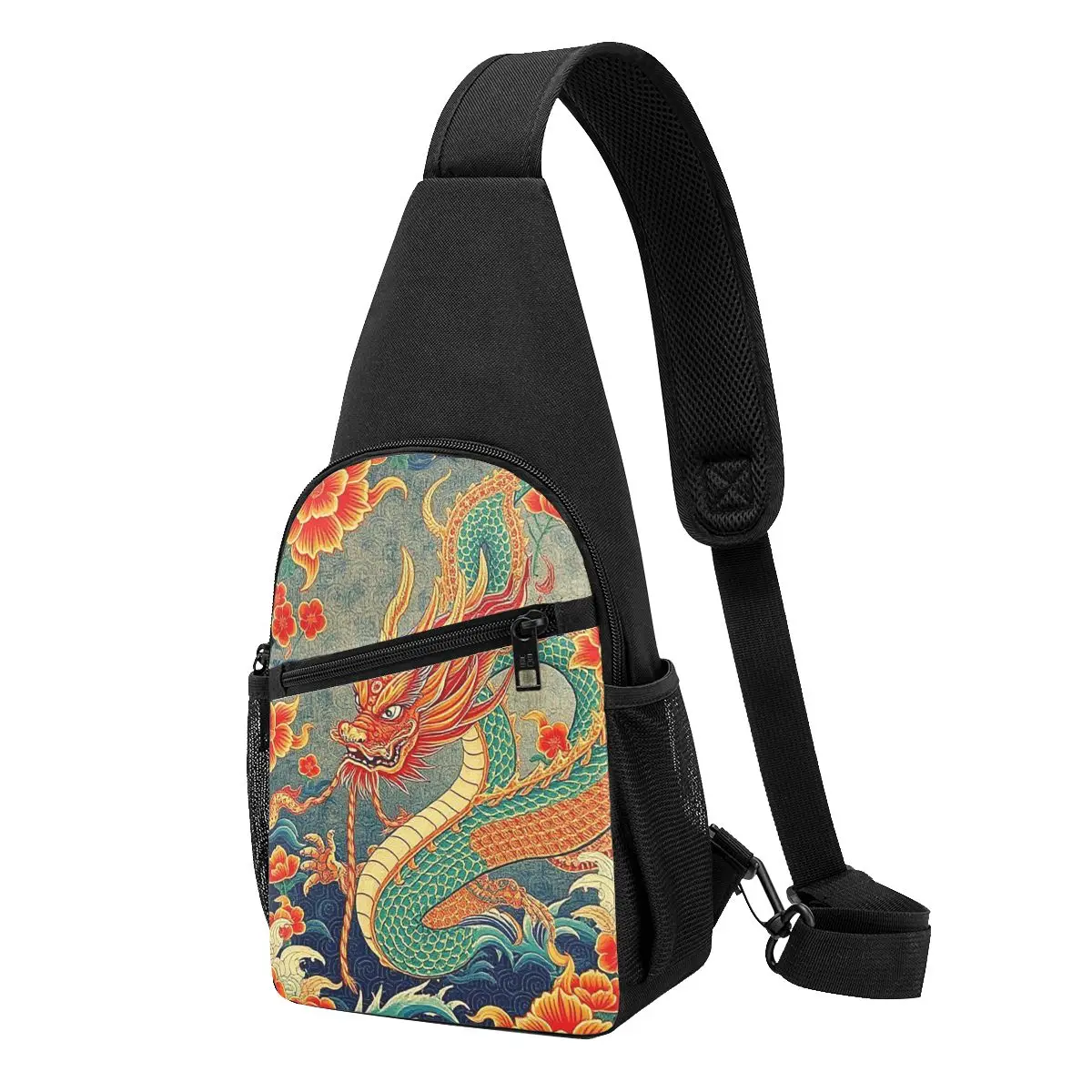 Chinese Dragon Asian Oriental Style Art Chest Bag Men Sling Crossbody Backpack Chest Bag Traveling Hiking Daypack Shoulder Bag
Chinese Dragon Asian Oriental Style Art Chest Bag Men Sling Crossbody Backpack Chest Bag Traveling Hiking Daypack Shoulder Bag