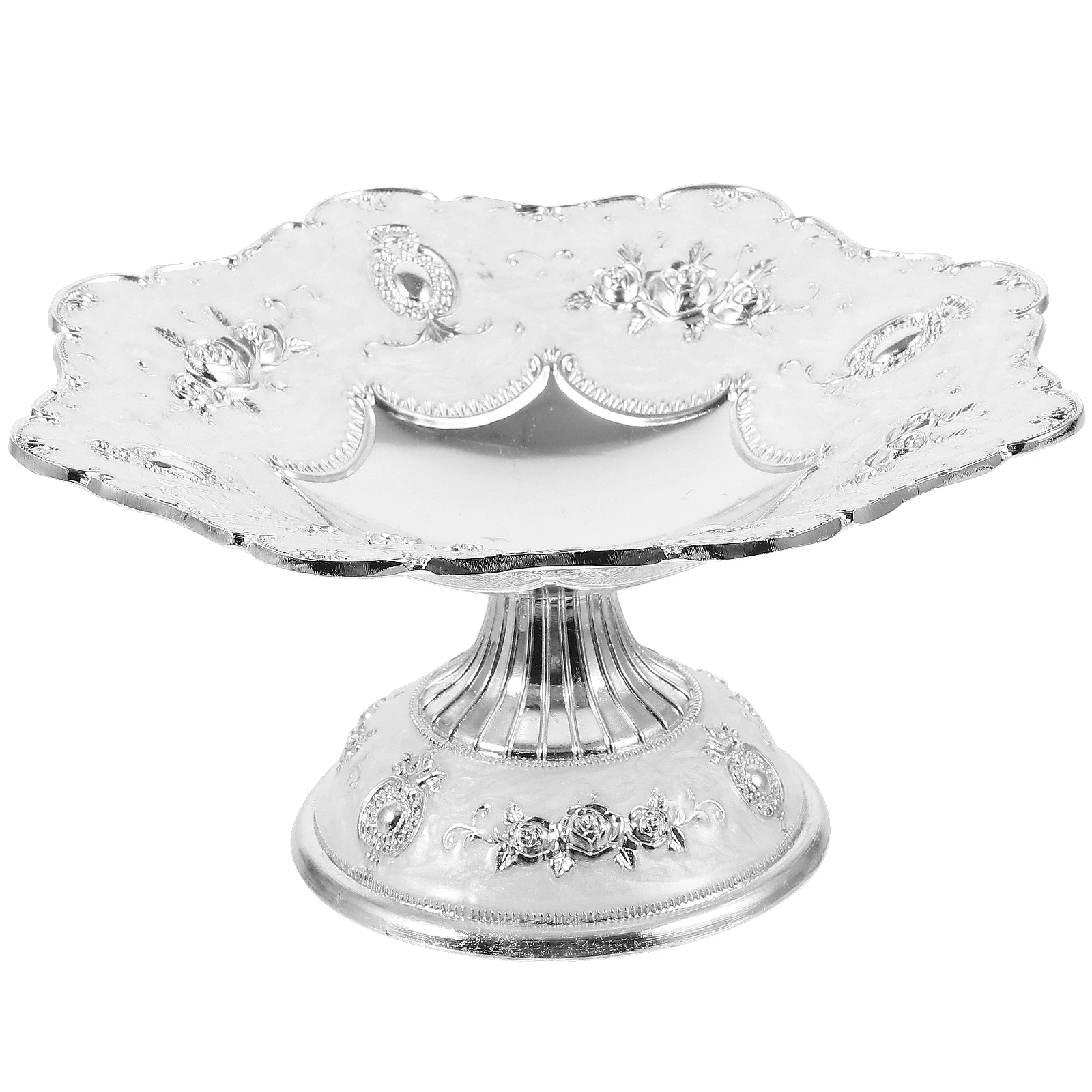 Silver Fruit Plate Vintage Zinc Alloy Retro Tray Home Decorative Snack Dish Large Opening Kitchen Counter Office Living Room
Silver Fruit Plate Vintage Zinc Alloy Retro Tray Home Decorative Snack Dish Large Opening Kitchen Counter Office Living Room