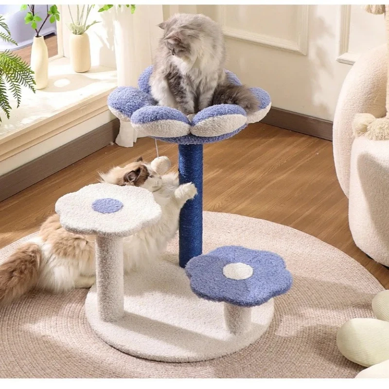 All-in-One Cat Tree Villa, Cute Cat Activity Center with Sisal Scratching Posts & Toys for Kittens & Cats
All-in-One Cat Tree Villa, Cute Cat Activity Center with Sisal Scratching Posts & Toys for Kittens & Cats