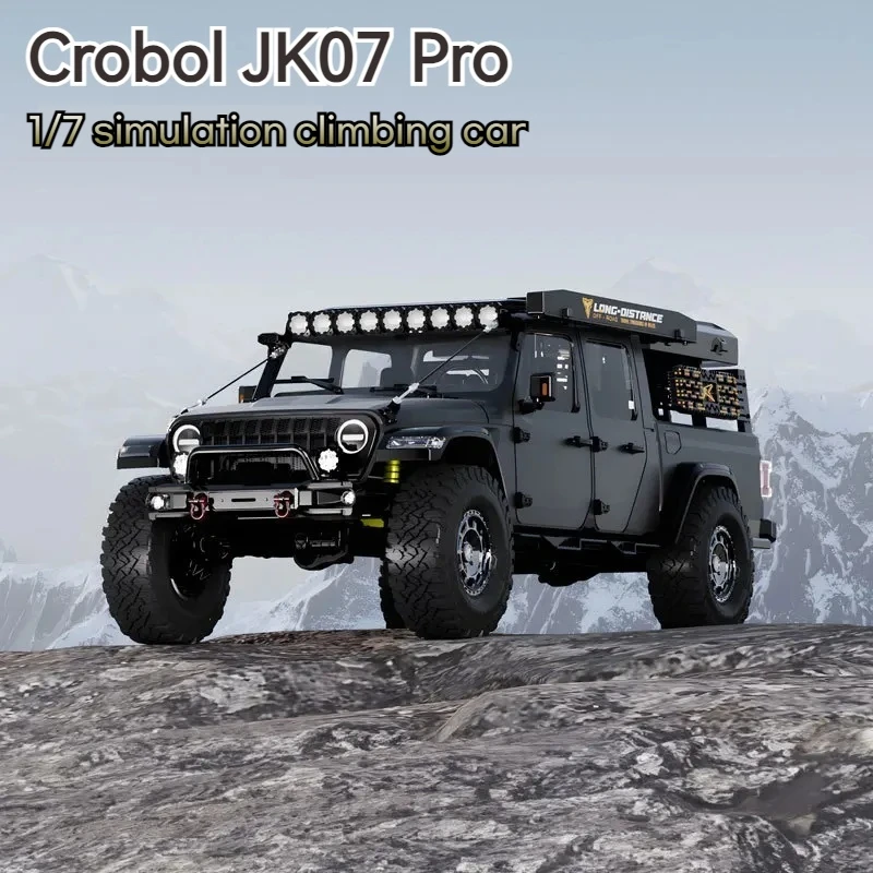 Crobol Jk07 Электрический 1/7 Внедорожник с дистанционным управлением Альпинистский автомобиль Блокировка дифференциала Передача Сломанная двухскоростная модель автомобиля
Crobol Jk07 Электрический 1/7 Внедорожник с дистанционным управлением Альпинистский автомобиль Блокировка дифференциала Передача Сломанная двухскоростная модель автомобиля