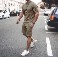 2025 Popular Men's Casual Sportswear Set Breathable Short Sleeved T-shirt and Casual Shorts Street Sportswear Set Multi-color
2025 Popular Men's Casual Sportswear Set Breathable Short Sleeved T-shirt and Casual Shorts Street Sportswear Set Multi-color