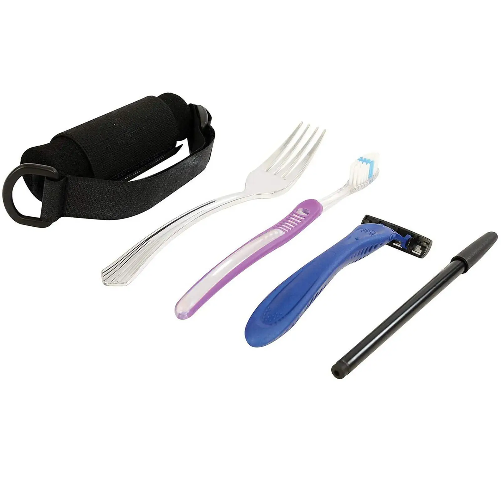 Adjustable Nylon Utensil Holder Strap Universal Cuff Hand Grip Help Aid for Elderly Disabled
Adjustable Nylon Utensil Holder Strap Universal Cuff Hand Grip Help Aid for Elderly Disabled