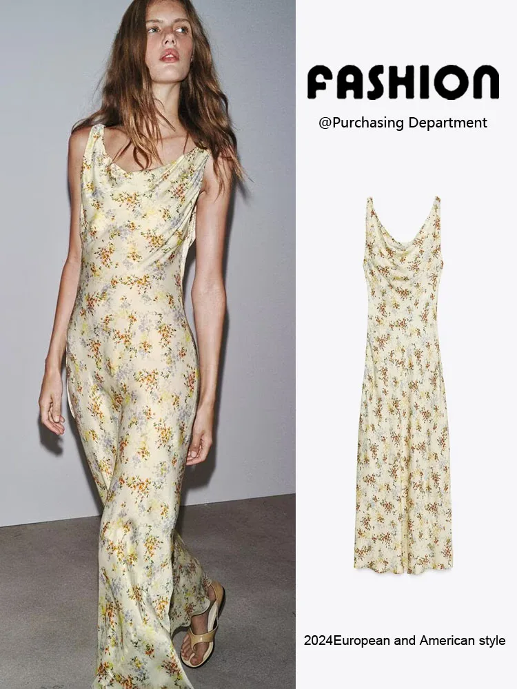 Summer New Arrival Women's Svel Bal Slimming Silk Satin Print Dr Ele Faionable Trendy Casual Maxi Dr
Summer New Arrival Women's Svel Bal Slimming Silk Satin Print Dr Ele Faionable Trendy Casual Maxi Dr