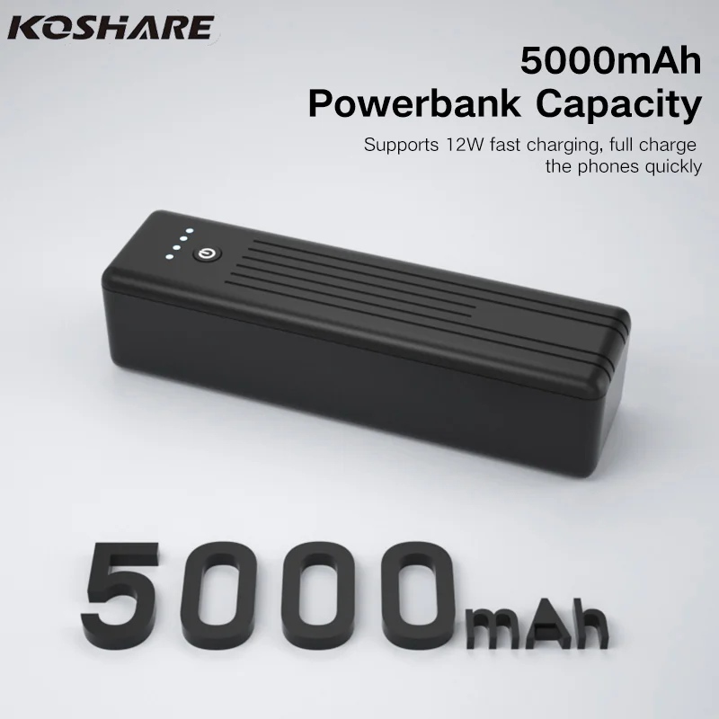 KOSHARE Small mobile power bank, Led digital display mobile power bank, suitable for Iphone, Huawei, Xiaomi, with TYPE-C
KOSHARE Small mobile power bank, Led digital display mobile power bank, suitable for Iphone, Huawei, Xiaomi, with TYPE-C