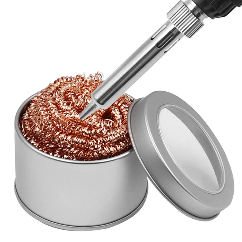 ABCL Soldering Iron Tip Cleaner Soldering Cleaning Ball Cleaning Nozzle Tip Copper Wire Cleaner Ball Welding Tip Cleaner
ABCL Soldering Iron Tip Cleaner Soldering Cleaning Ball Cleaning Nozzle Tip Copper Wire Cleaner Ball Welding Tip Cleaner