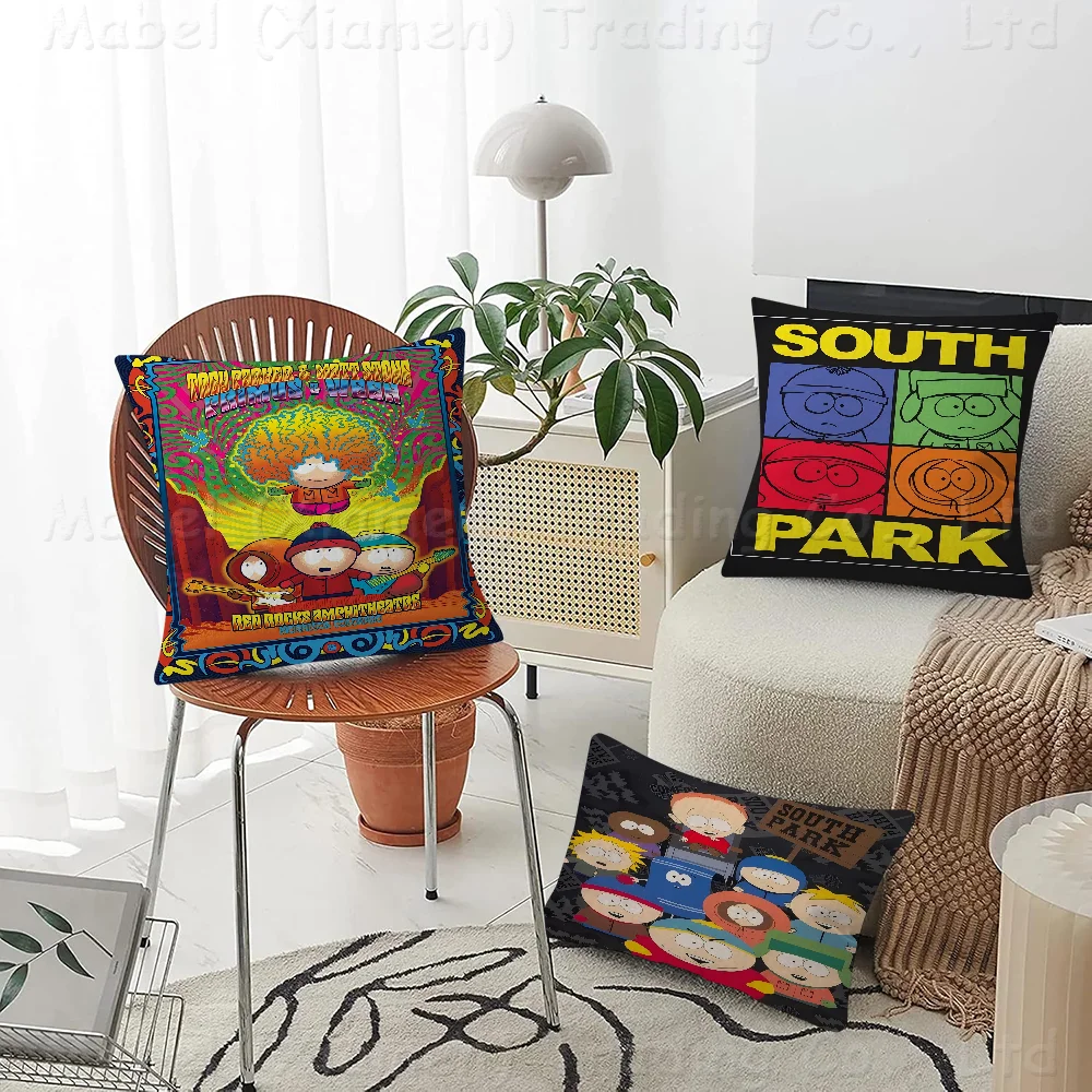 South Cartoon Parkes Classic Anime Pillow Covers Cartoon Sofa Decorative Home Double-sided Printing Short Plush Cute Cushion
South Cartoon Parkes Classic Anime Pillow Covers Cartoon Sofa Decorative Home Double-sided Printing Short Plush Cute Cushion