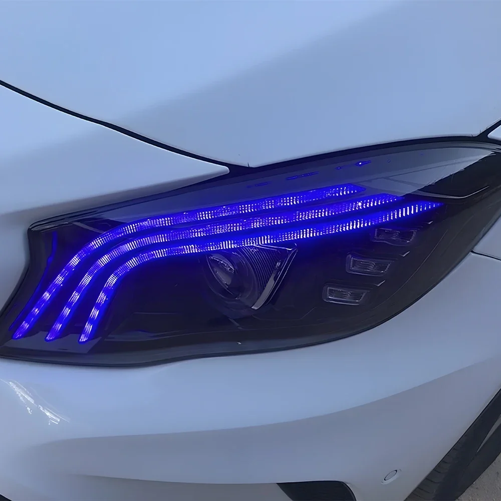 Передние фары для Mercedes-Benz GLA 200 W156 2015-2019: Комплект для модернизации в стиле Maybach с LED-линзами-проекторами
Передние фары для Mercedes-Benz GLA 200 W156 2015-2019: Комплект для модернизации в стиле Maybach с LED-линзами-проекторами