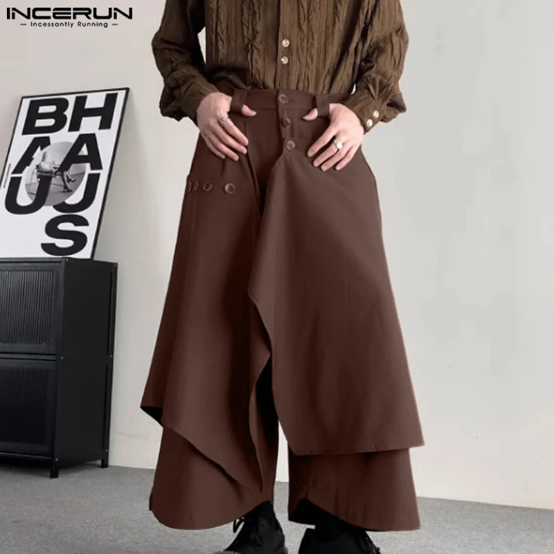INCERUN 2024 Korean Style Trousers Mens Loose Irregular Design Long Pants Casual Streetwear Solid Retro Wide Leg Pantalons S-5XL
INCERUN 2024 Korean Style Trousers Mens Loose Irregular Design Long Pants Casual Streetwear Solid Retro Wide Leg Pantalons S-5XL