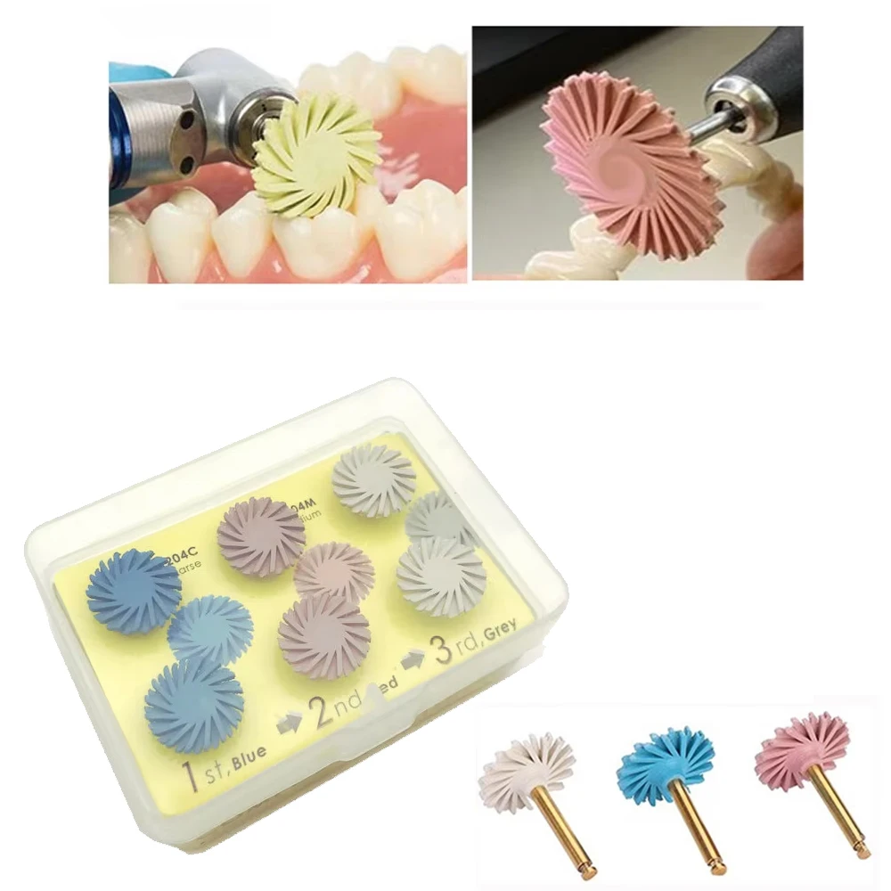 6Pcs/set Dental Polishing Disc Kit Diamond System Bur Polisher Teeth Flex Spiral Brush Dentist Tool Resin Material
6Pcs/set Dental Polishing Disc Kit Diamond System Bur Polisher Teeth Flex Spiral Brush Dentist Tool Resin Material