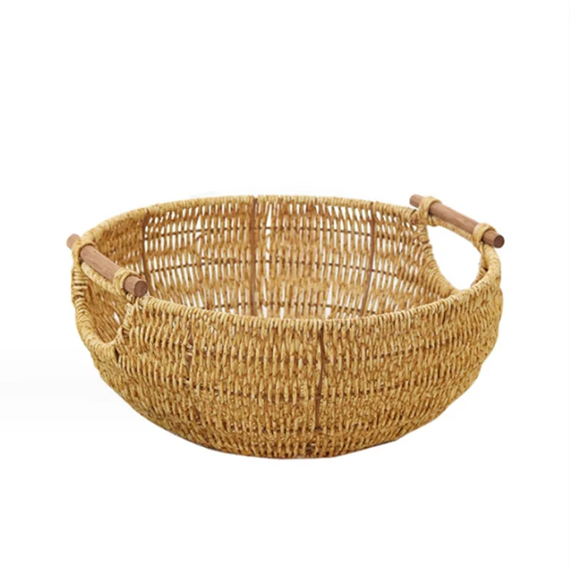 Vine Woven Storage Basket Household Fruit Plate Box Basket Tea Table Storage Basket Rattan Basket
Vine Woven Storage Basket Household Fruit Plate Box Basket Tea Table Storage Basket Rattan Basket