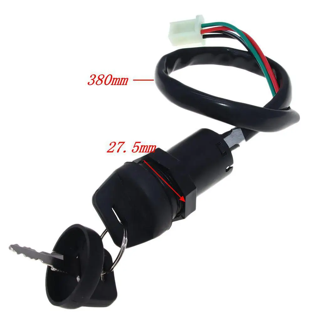 Ignition Key Barrel Switch 4 Pin Durable Plastic for Moped Scooter 50cc 125cc 250cc Spare Parts
Ignition Key Barrel Switch 4 Pin Durable Plastic for Moped Scooter 50cc 125cc 250cc Spare Parts