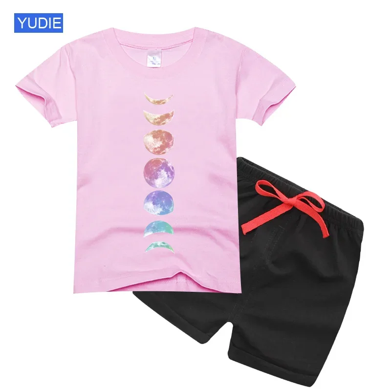 Boy Clothes Funny Moon Print T Shirt Tracksuit Pure Cotton Clothing Summer Clothes Babies T-shirt+Pants for Kids Sports Outfit
Boy Clothes Funny Moon Print T Shirt Tracksuit Pure Cotton Clothing Summer Clothes Babies T-shirt+Pants for Kids Sports Outfit