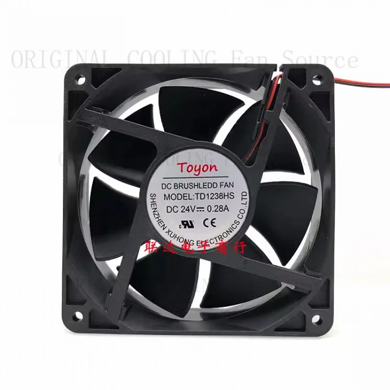 B FOR TOYON TD1238HS 12038 DC24V 0.28A 12CM 2-wire Inverter Cooling Fan
B FOR TOYON TD1238HS 12038 DC24V 0.28A 12CM 2-wire Inverter Cooling Fan