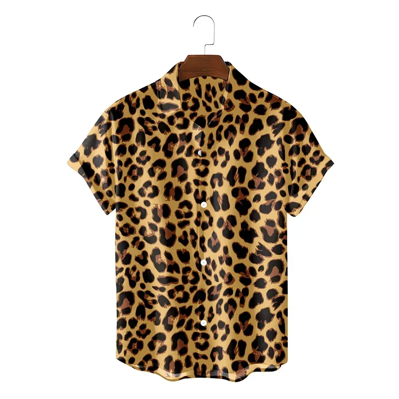 3d Print Leopard Skin Hawaiian Shirt For Men Summer Casual Short Sleeve Beach Shirts New In Men's Vacation Aloha Shirts Blouse
3d Print Leopard Skin Hawaiian Shirt For Men Summer Casual Short Sleeve Beach Shirts New In Men's Vacation Aloha Shirts Blouse