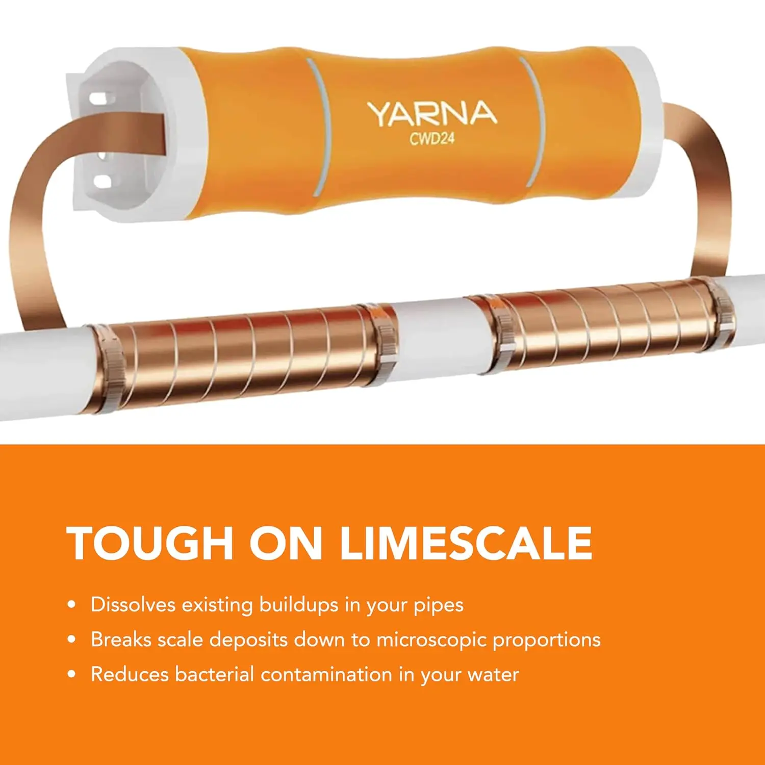 Capacitive Electronic Water Descaler Whole House Solution - No-Salt Softener System, Reduces Limescale
Capacitive Electronic Water Descaler Whole House Solution - No-Salt Softener System, Reduces Limescale