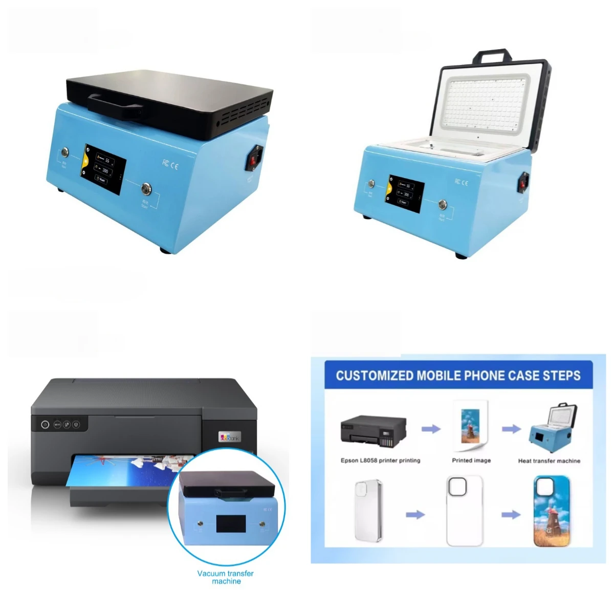 3D Sublimation Vacuum Heat Press Machine, Digital Heat Transfer Printer for Mobile Phone Case Customization
3D Sublimation Vacuum Heat Press Machine, Digital Heat Transfer Printer for Mobile Phone Case Customization