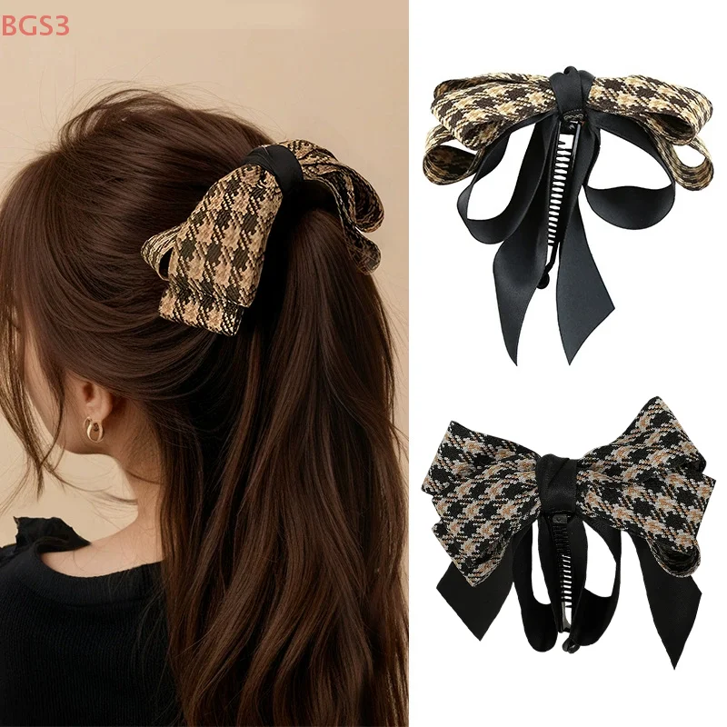 New Fashion Bow Banana Clip Back Of The Head High Ponytail Fixed Artifact Vertical Clip Headdress Hair Clips Grip Clip
New Fashion Bow Banana Clip Back Of The Head High Ponytail Fixed Artifact Vertical Clip Headdress Hair Clips Grip Clip