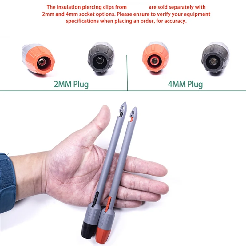 【Superdeals】Insulation Piercing Clip Set, Banana Plug Connections,Wire Piercing,Piercing Probe Insulation Piercing Clip Set
【Superdeals】Insulation Piercing Clip Set, Banana Plug Connections,Wire Piercing,Piercing Probe Insulation Piercing Clip Set