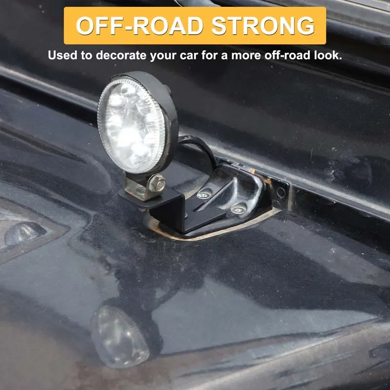 Carbon Steel Car Hood LED Light Base Mounting Bracket For Land Rover Defender 2004-2018 Auto Hood Lights Mounts Accessories
Carbon Steel Car Hood LED Light Base Mounting Bracket For Land Rover Defender 2004-2018 Auto Hood Lights Mounts Accessories