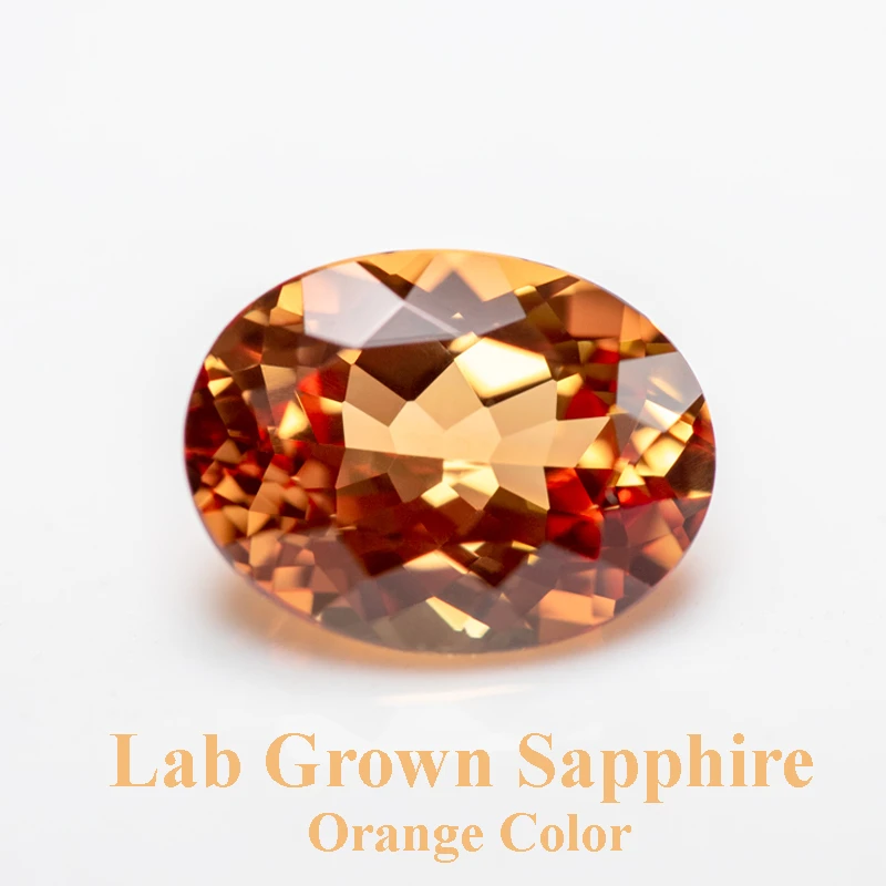 Top Lab Grown Sapphire Orange Color Oval Shape Quality Gemstones Charm Beads for Jewelry Making Selectable AGL Certificate
Top Lab Grown Sapphire Orange Color Oval Shape Quality Gemstones Charm Beads for Jewelry Making Selectable AGL Certificate
