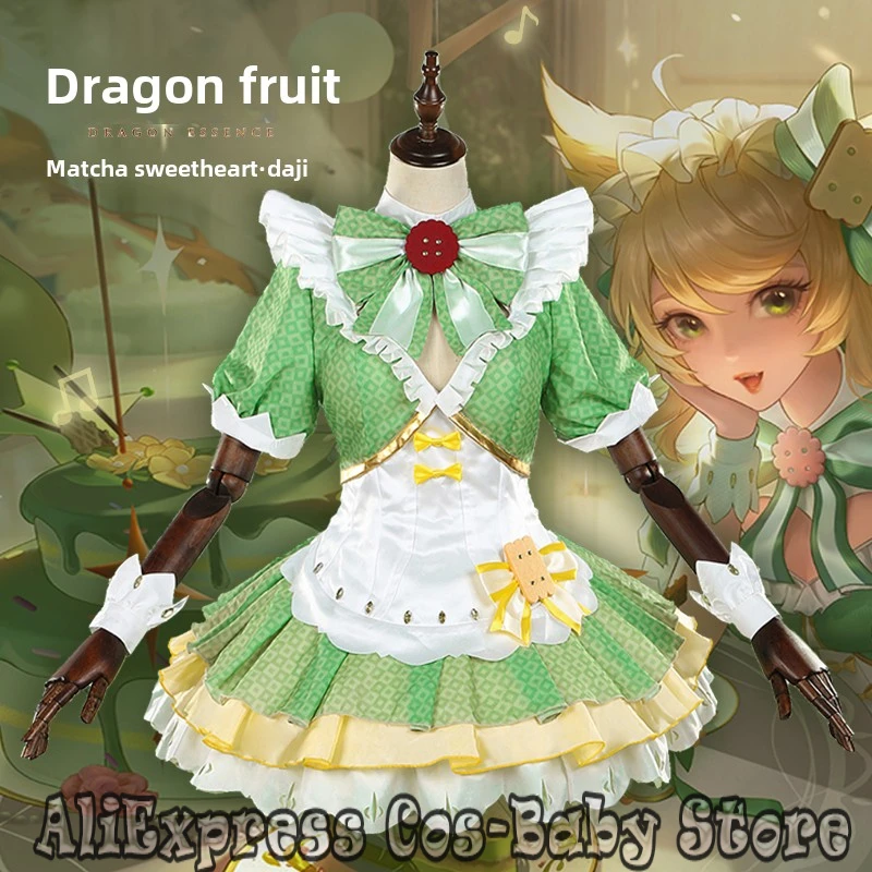 Игра Valor Daji Косплей Прекрасный Matcha Green Maid Coffee Daji Sweetheart Star Arena of Uniform Женский костюм Лолиты на Хэллоуин
Игра Valor Daji Косплей Прекрасный Matcha Green Maid Coffee Daji Sweetheart Star Arena of Uniform Женский костюм Лолиты на Хэллоуин