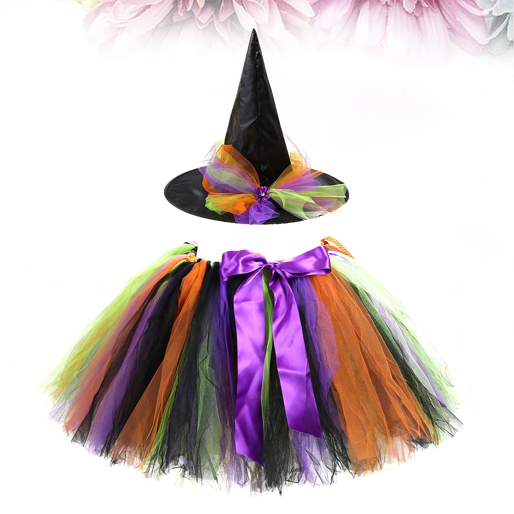 Witch Tulle Skirt Girls Halloween Costume Birthday Party Dress Adjustable Elastic Waist Layered Satin Bow Comfortable
Witch Tulle Skirt Girls Halloween Costume Birthday Party Dress Adjustable Elastic Waist Layered Satin Bow Comfortable