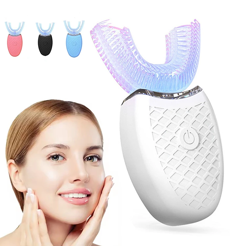 Electric Toothbrush for Adult Automatic USB Charge U-Shaped Sonic Wave Toothbrush 360 Degrees Intelligent Rechargeable Toothbrus
Electric Toothbrush for Adult Automatic USB Charge U-Shaped Sonic Wave Toothbrush 360 Degrees Intelligent Rechargeable Toothbrus