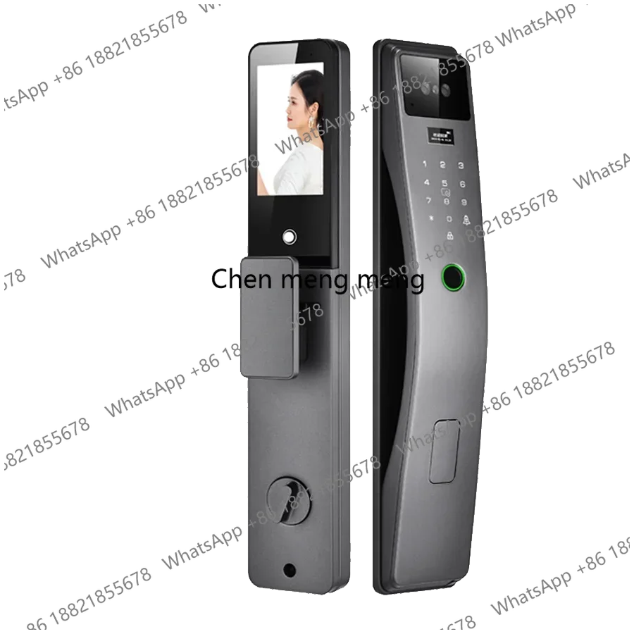 Smartier 3D Face Recognition Smart Door Lock Real Time Video Intercom Wifi Intelligent Tuya Door Lock With Palm Print