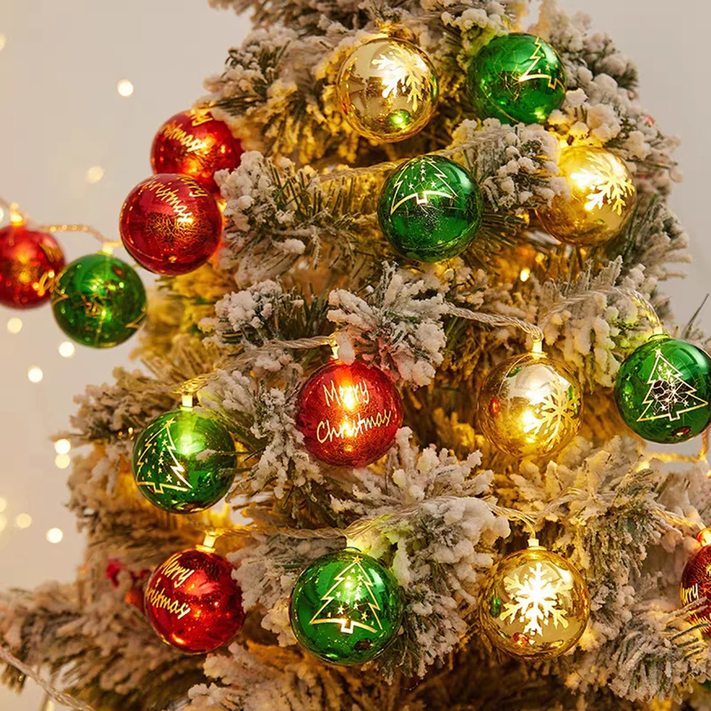 3M 20LED Christmas Decorative Lights String Christmas Balls Stars Garland Battery-operated Garland Xmas Tree New Year Home Decor
3M 20LED Christmas Decorative Lights String Christmas Balls Stars Garland Battery-operated Garland Xmas Tree New Year Home Decor