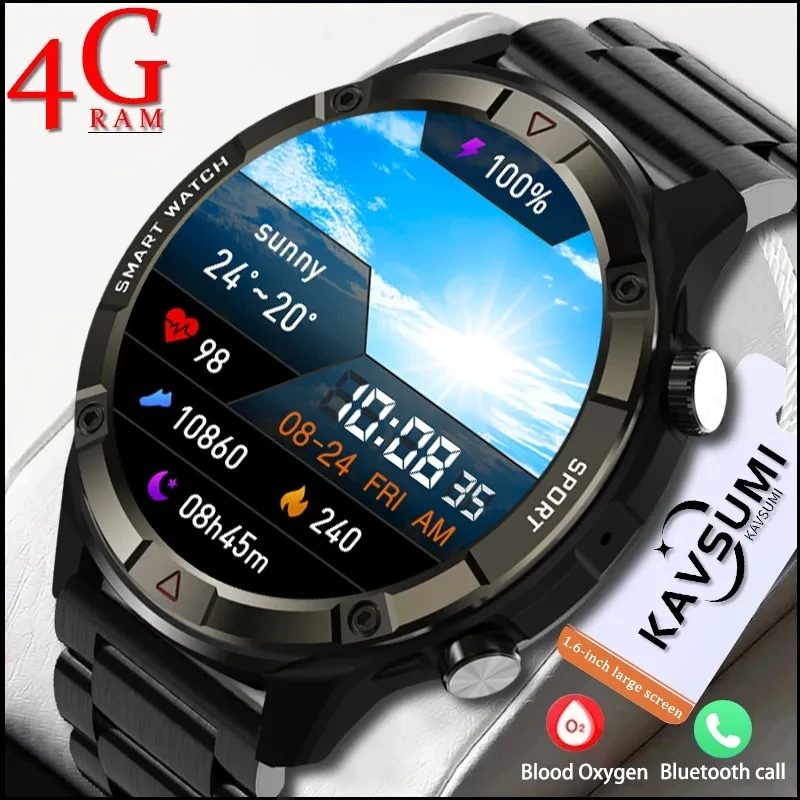 Smart Watch Men 2023 New 1.6" AMOLED Display Sport Watches 4G ROM Voice Calling Local Music Waterproof Men Smartwatch For Xiaomi
Smart Watch Men 2023 New 1.6" AMOLED Display Sport Watches 4G ROM Voice Calling Local Music Waterproof Men Smartwatch For Xiaomi