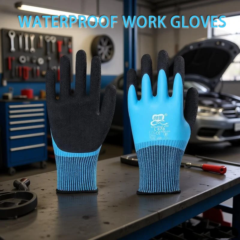 Super Grip Work Gloves Double Latex Coated Anti-Slip Waterproof Wear-Resistant For Garden Repairing Fishing Work Safety Gloves
Super Grip Work Gloves Double Latex Coated Anti-Slip Waterproof Wear-Resistant For Garden Repairing Fishing Work Safety Gloves