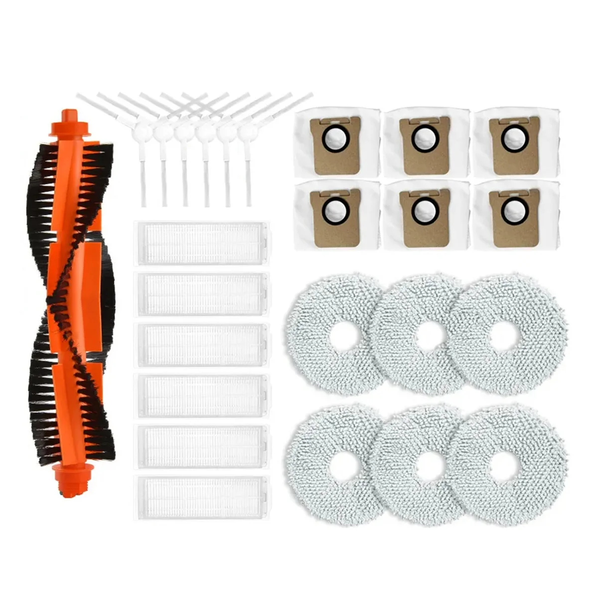 For M30 Pro C107 Robot Vacuum Cleaner Parts Side Brush Main Brush Mop Cloth Dust Bag Hepa Filter
For M30 Pro C107 Robot Vacuum Cleaner Parts Side Brush Main Brush Mop Cloth Dust Bag Hepa Filter