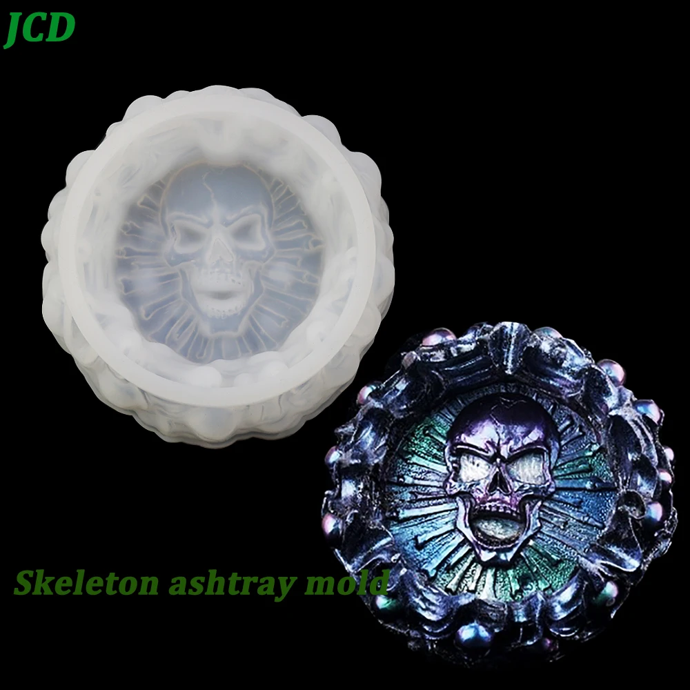 DIY Crystal Epoxy Ashtray Mold New Skull Ashtray Mold High Mirror Handmade Silicone Resin Mold
DIY Crystal Epoxy Ashtray Mold New Skull Ashtray Mold High Mirror Handmade Silicone Resin Mold