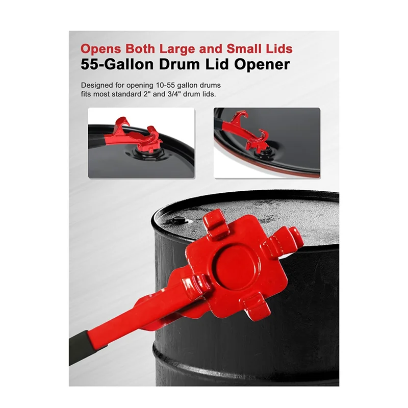 ABKY-Paint Cans & Pails Aluminum Drum Lid Remover Multi-Function Tool For Industrial & Home Use
ABKY-Paint Cans & Pails Aluminum Drum Lid Remover Multi-Function Tool For Industrial & Home Use