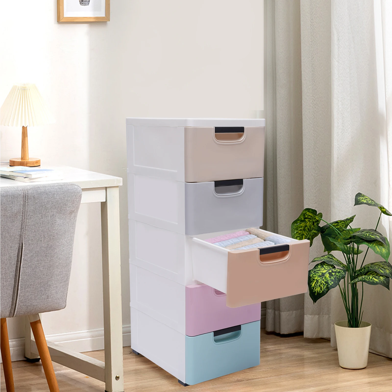 5-Layer Living Room Bathroom Kitchen Room Slim Side Plastic Storage Drawers Small Corner Plastic Storage Cabinet
5-Layer Living Room Bathroom Kitchen Room Slim Side Plastic Storage Drawers Small Corner Plastic Storage Cabinet