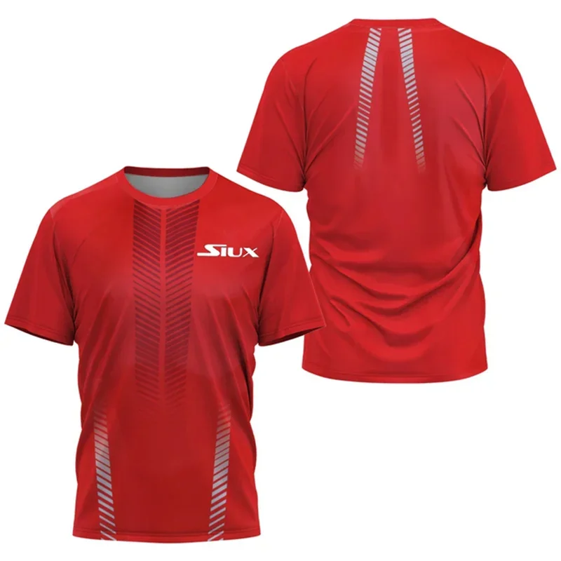Men's SIUX Brand Tennis Sports T-shirt Summer Badminton Short Sleeve T-shirt Large Quick Drying Breathable Volleyball Men's Top
Men's SIUX Brand Tennis Sports T-shirt Summer Badminton Short Sleeve T-shirt Large Quick Drying Breathable Volleyball Men's Top