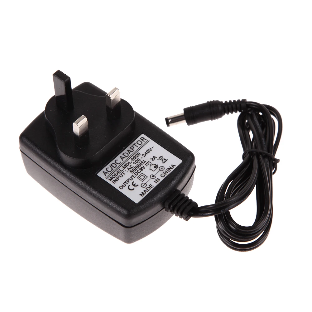 Universal Adapter Converter Plug Input AC 100-240V 50-60Hz and Output DC 9V 2A Power Supply Adapter UK Plug Adapter
Universal Adapter Converter Plug Input AC 100-240V 50-60Hz and Output DC 9V 2A Power Supply Adapter UK Plug Adapter
