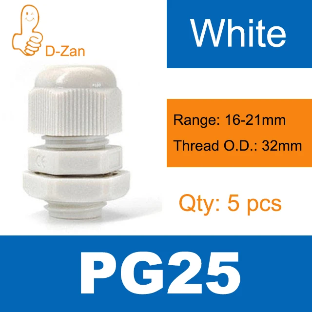 ROHS IP68 Cable Entry Waterproof Electrical Plastic Nylon Cable Gland PG25 Connectors Wire Protectors Joints
ROHS IP68 Cable Entry Waterproof Electrical Plastic Nylon Cable Gland PG25 Connectors Wire Protectors Joints