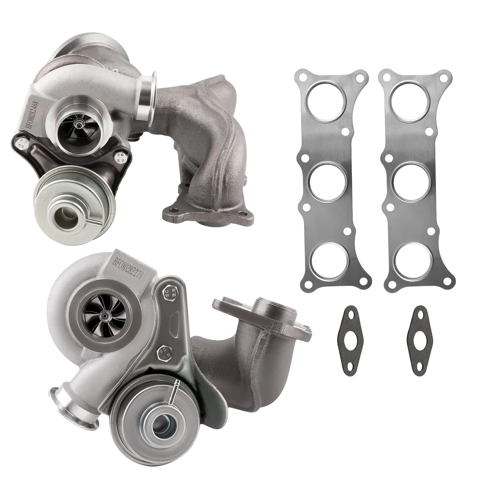 Twin Turbo Charger For BMW N54 335i 335xi 335is 3.0L 11657593015 11657593016 49131-07040 7583863 49131-07067
Twin Turbo Charger For BMW N54 335i 335xi 335is 3.0L 11657593015 11657593016 49131-07040 7583863 49131-07067