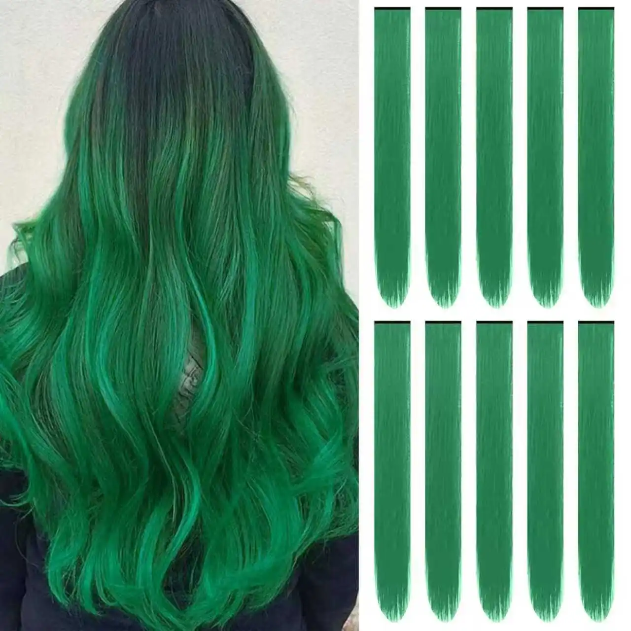 22-дюймовые цветные наращивание волос, прямой шиньон, красочные наращивание волос, вечерние блики, зажим для длинных синтетических прямых волос
22-дюймовые цветные наращивание волос, прямой шиньон, красочные наращивание волос, вечерние блики, зажим для длинных синтетических прямых волос